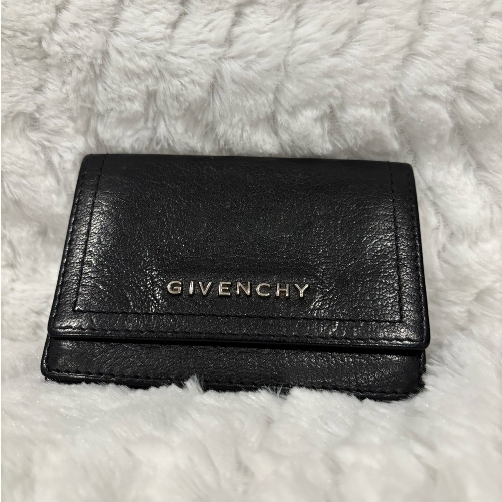 Givenchy Black Leather Card Holder
